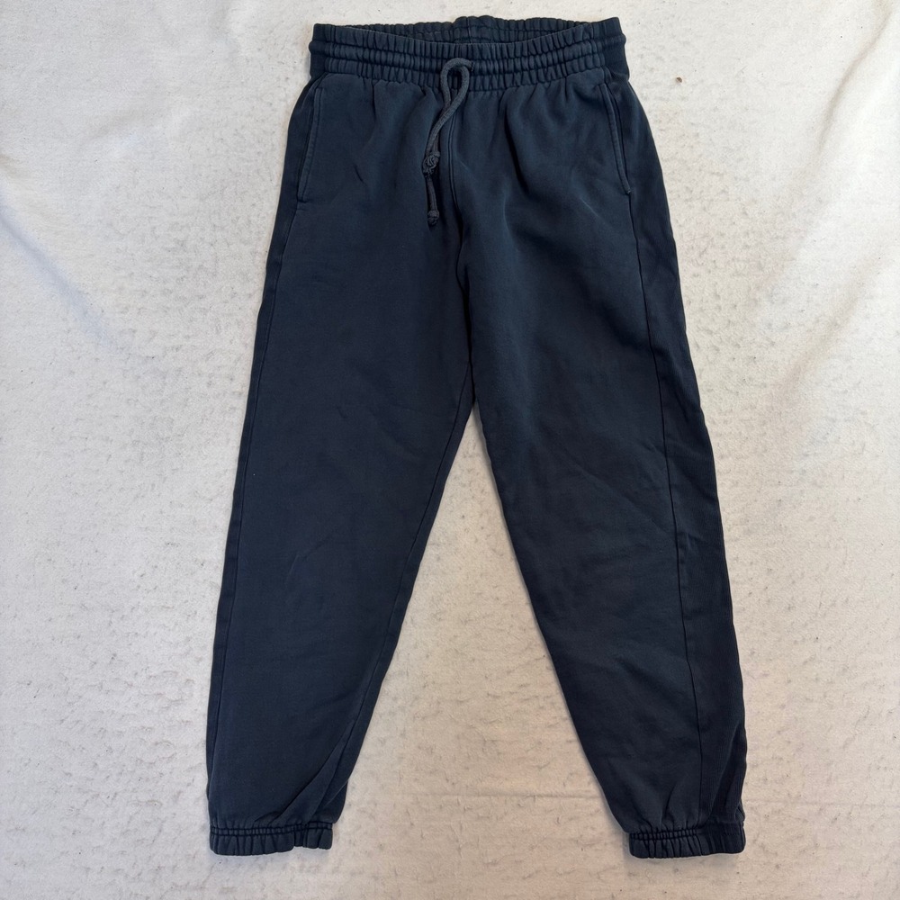 Tna CozyAF Fleece Sweatpants Womens Small Navy Blue Joggers